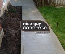 concrete walkway milton